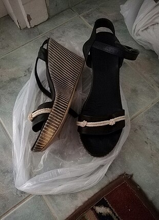 siyah açık ayakkabı 
