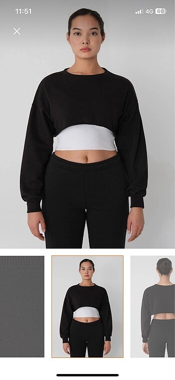 Crop sweatshirt