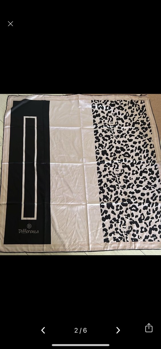 Uzun leopr Desenli Drapeli Kadın Pareo - Görsel 2