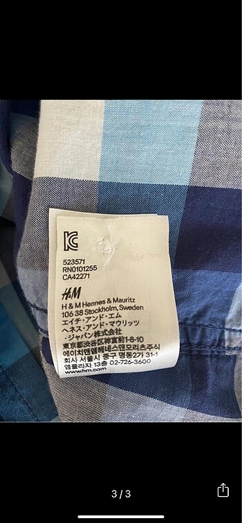 m Beden H&m gömlek