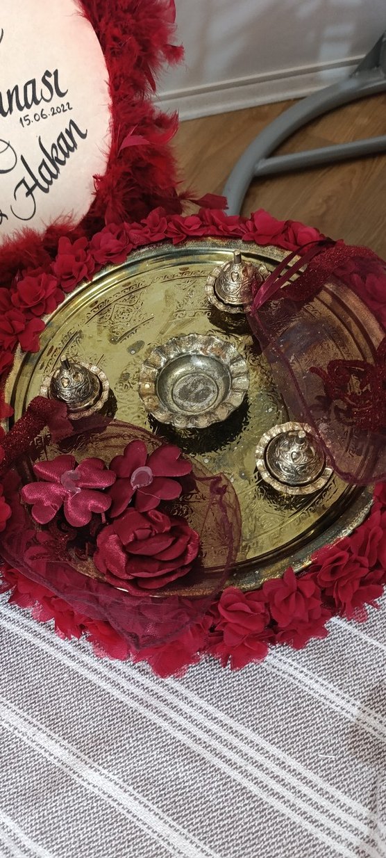 Bohem Tarz Kına Tepsisi ve Seti - Görsel 3