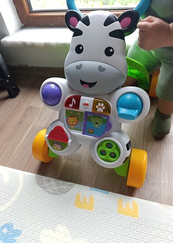 Fisher Price Çok Renkli Bebek Yürüteci - Görsel 2