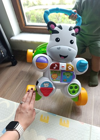 Fisher Price Çok Renkli Bebek Yürüteci - Görsel 4