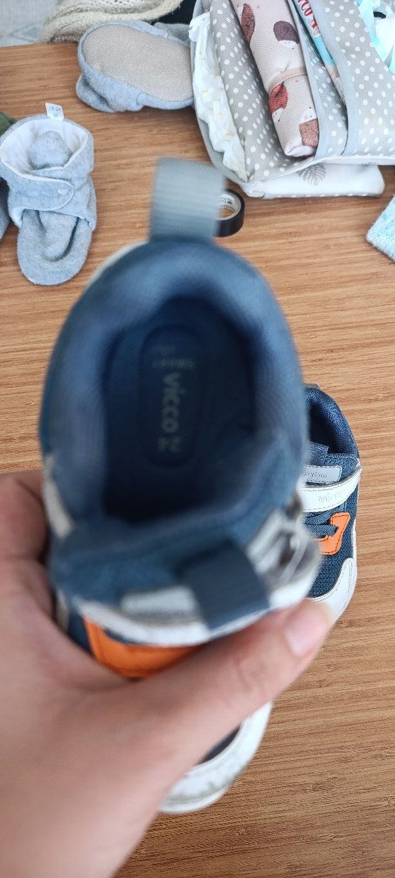 Vicco Erkek Çocuk Mavi Gri Spor Ayakkabı - Görsel 3