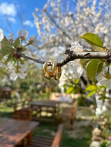  Beden altın Renk GOLD KÜPE