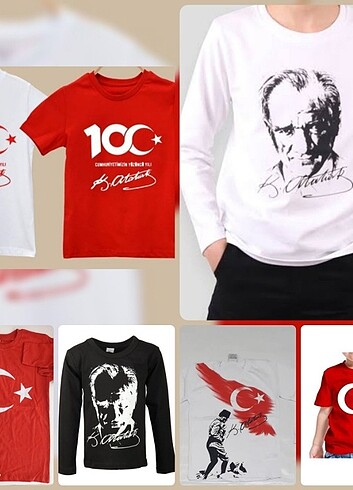 Diğer 29 EKİM 10 KASIM 23 NİSAN 19 MAYIS OKUL GÖSTERİ ATATÜRK TİŞÖRT