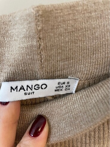 Mango suit triko pantolon