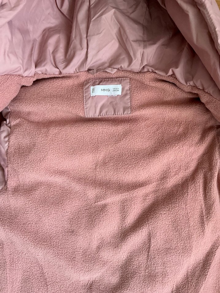 Kız Çocuk Kapüşonlu Fermuarlı Yelek - Görsel 5