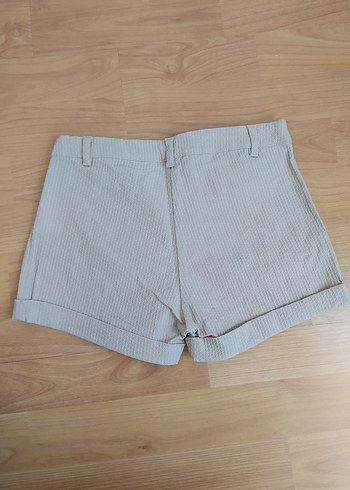Koton Kids Düğmeli Bej Mini Pamuklu Şort