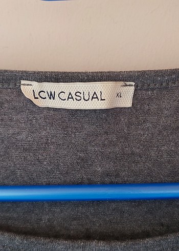 xl Beden LCW Gri Kısa Kollu Basic Tişört