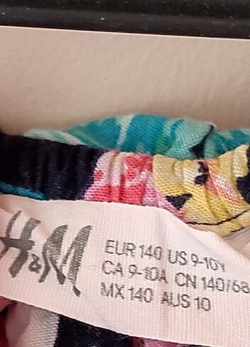 10 Yaş Beden H&M KIZ ÇOCUK TULUM