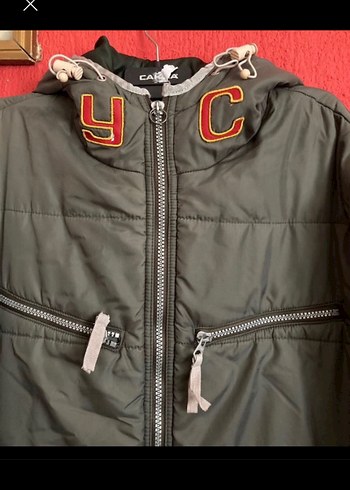 Erkek Gri Fermuarlı Streetwear Ceket - Görsel 3