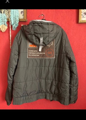 Erkek Gri Fermuarlı Streetwear Ceket - Görsel 2