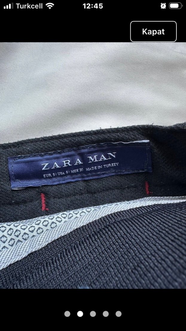 Gri Regular Fit Düğmeli Erkek Kot Pantolon - Görsel 3