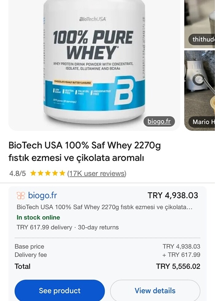 2270 gr. BİOTECH PROTEİN-BAR-BCAA-CREATİN - Görsel 2