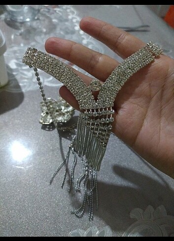 Abiye kolye kupe set