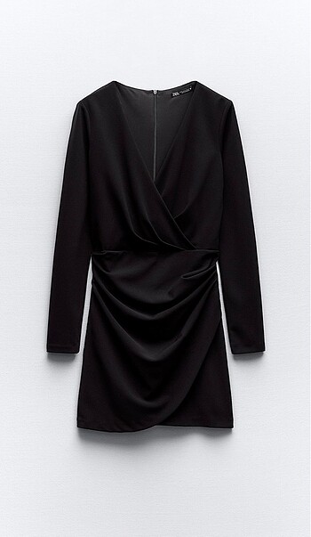 s Beden Zara Drape Elbise