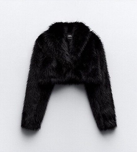 Zara Crop Kürk Ceket