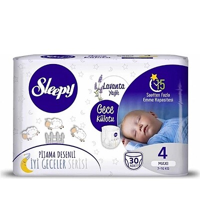 Sleepy Lavanta Yağlı Gece Külodu