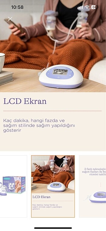 Lansinoh Lansinoh çiftli elektrikli göğüs pompası