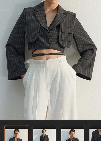 Trendyol Milla Crop Ceket