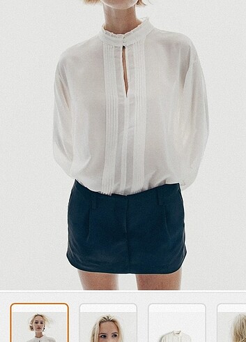H&M nevürlü ince bluz