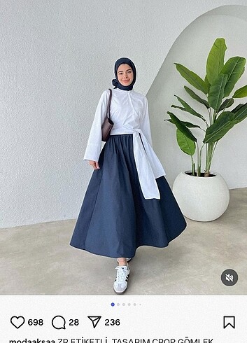 Zara Bağlamalı Gömlek