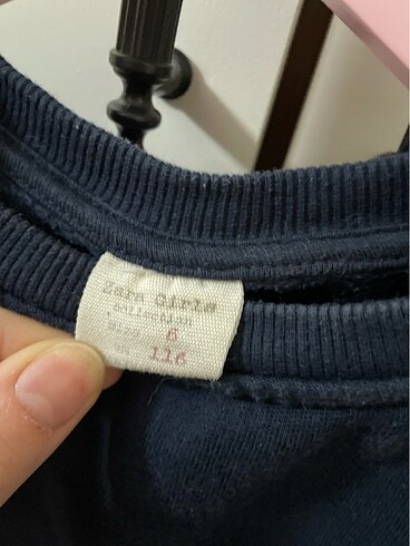 6 Yaş Beden lacivert Renk Zara Kız Çocuk Gömlek&Sweatshirt