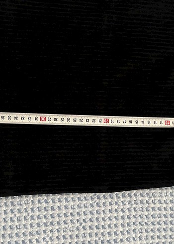 KADİFE SİYAH MİNİ ETEK - Görsel 5