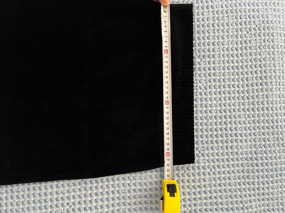 KADİFE SİYAH MİNİ ETEK - Görsel 4