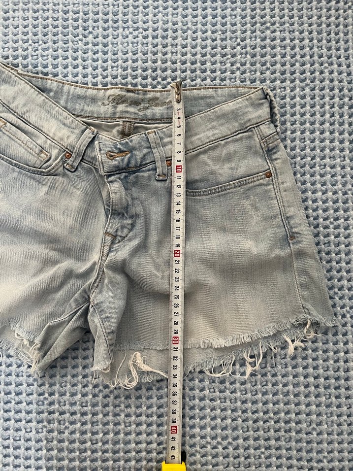 MAVİ JEANS KOT ŞORT - Görsel 3