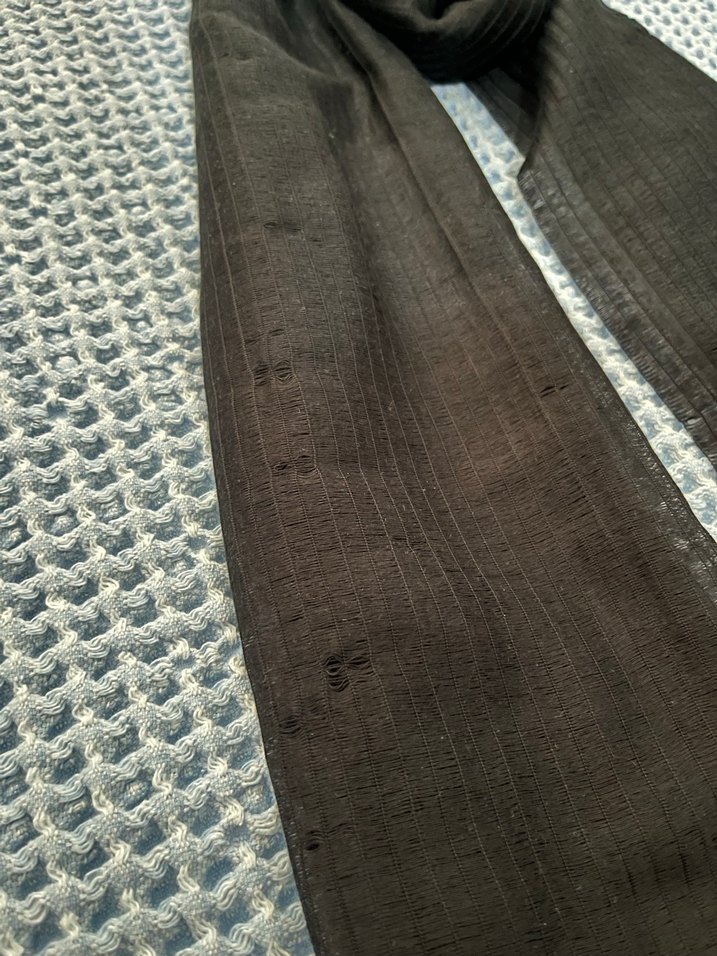 SİYAH FULAR-ATKI - Görsel 4