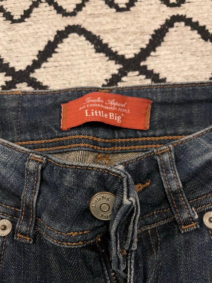 Kadın Kahverengi Normal Boy Denim Pantolon - Görsel 2