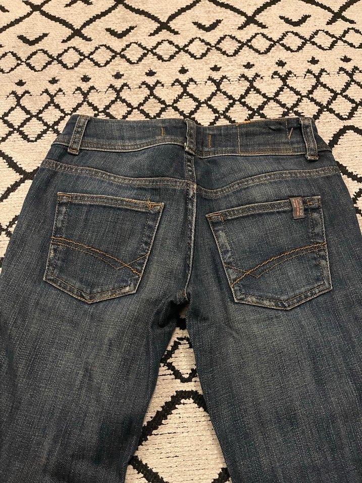 Kadın Kahverengi Normal Boy Denim Pantolon - Görsel 4