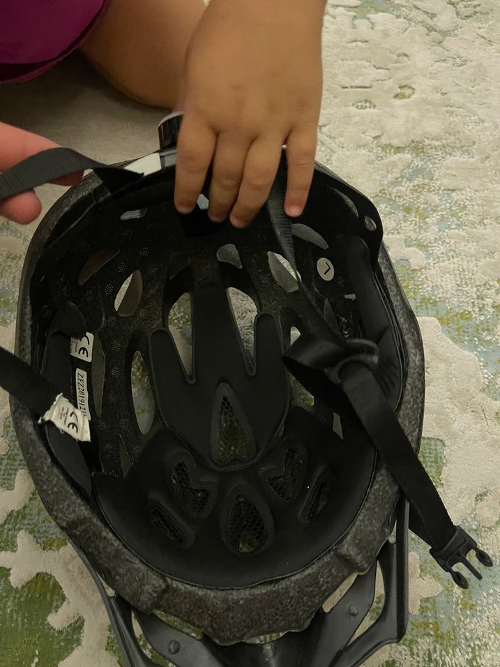 Sarı Baskılı Biker Motosiklet  bisiklet Kaskı - Görsel 4