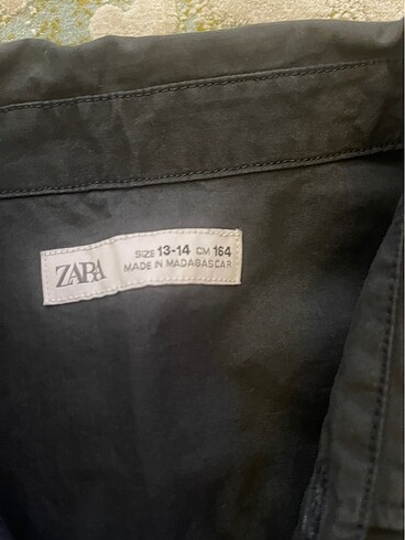 13-14 Yaş Beden Zara gömlek