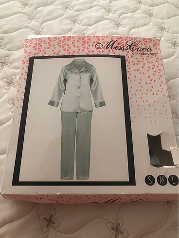 Saten pijama takımı