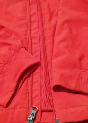 Kırmızı Nike Fermuarlı Midi Spor Ceket - Görsel 10