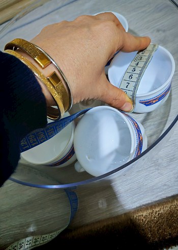 arcopal fincanMavi Desenli Porselen Fincan Seti - Görsel 5