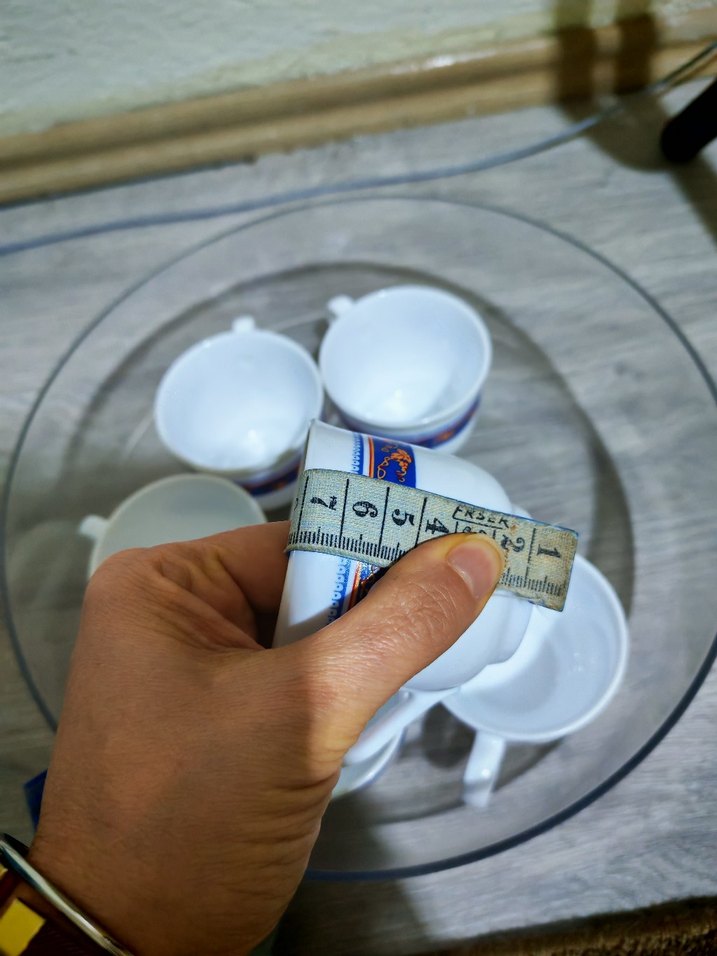 arcopal fincanMavi Desenli Porselen Fincan Seti - Görsel 4