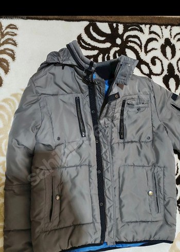 wrangler marka Gri Düğmeli Erkek Mont - Görsel 4