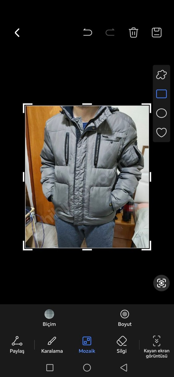 wrangler marka Gri Düğmeli Erkek Mont - Görsel 2