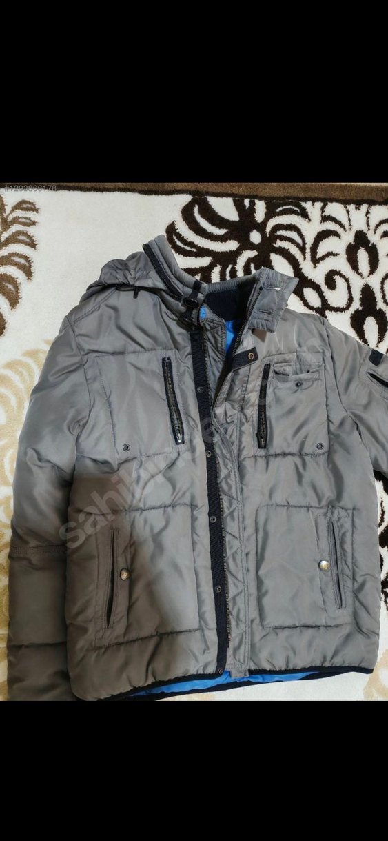 wrangler marka Gri Düğmeli Erkek Mont - Görsel 4