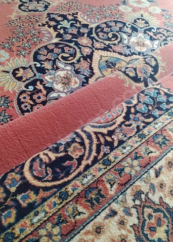 Koyu Pembe Desenli Klasik Halı - Görsel 5