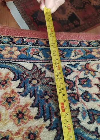 Koyu Pembe Desenli Klasik Halı - Görsel 4