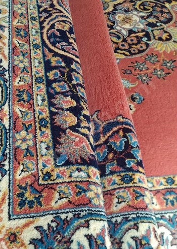 Koyu Pembe Desenli Klasik Halı - Görsel 6