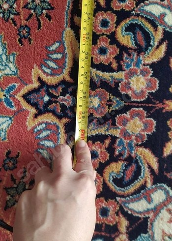 Koyu Pembe Desenli Klasik Halı - Görsel 2