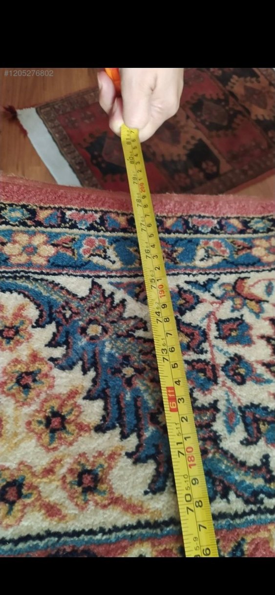 Koyu Pembe Desenli Klasik Halı - Görsel 4