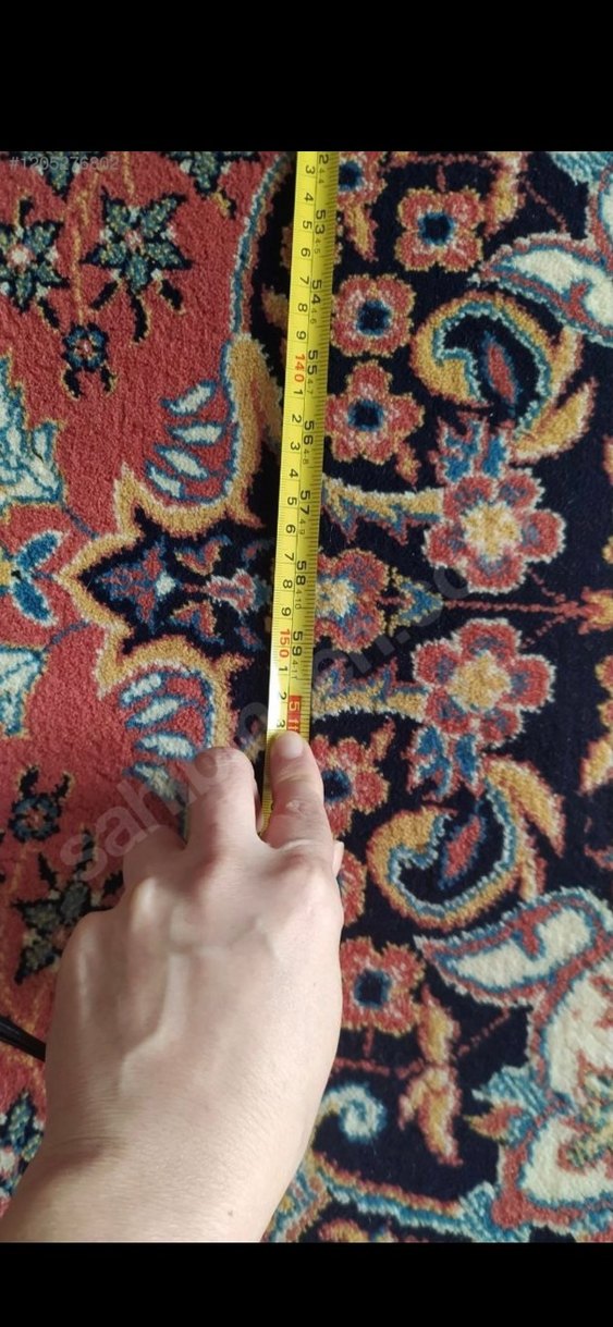 Koyu Pembe Desenli Klasik Halı - Görsel 2