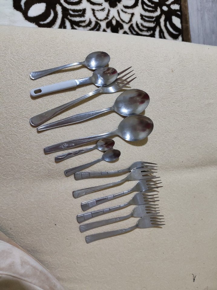 Metal Çatal ve Kaşık Seti - Görsel 2